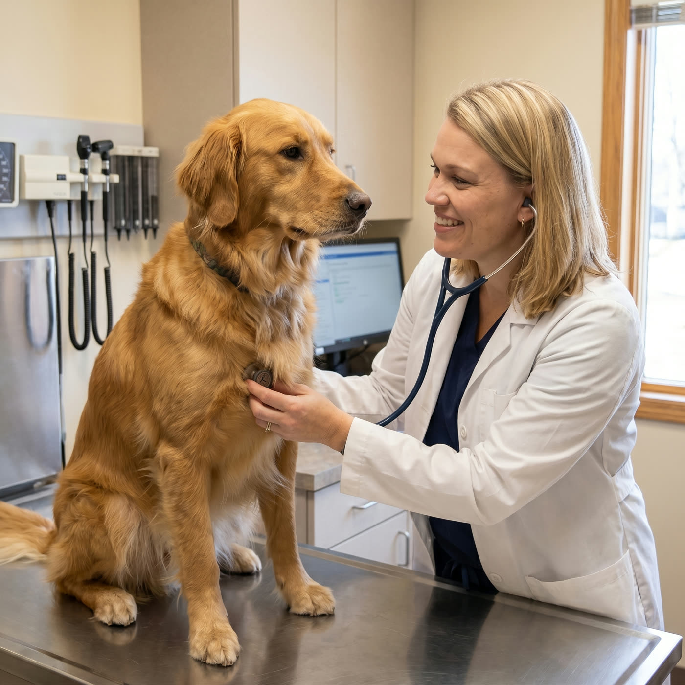 Pet wellness visit at Animal Medical Center